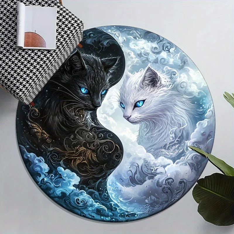 Wholesale Commercial Printing - Noble Twin Magic Cat Printed Round