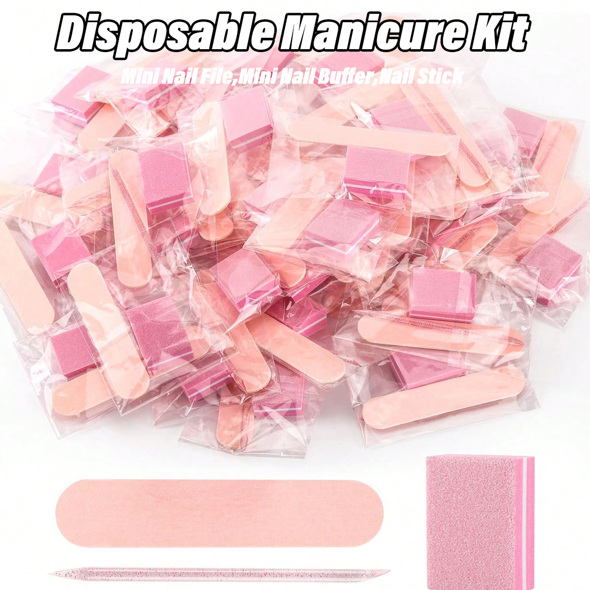 Commercial Printing Press - Manicure Kits, Individually Package 3pcs Press