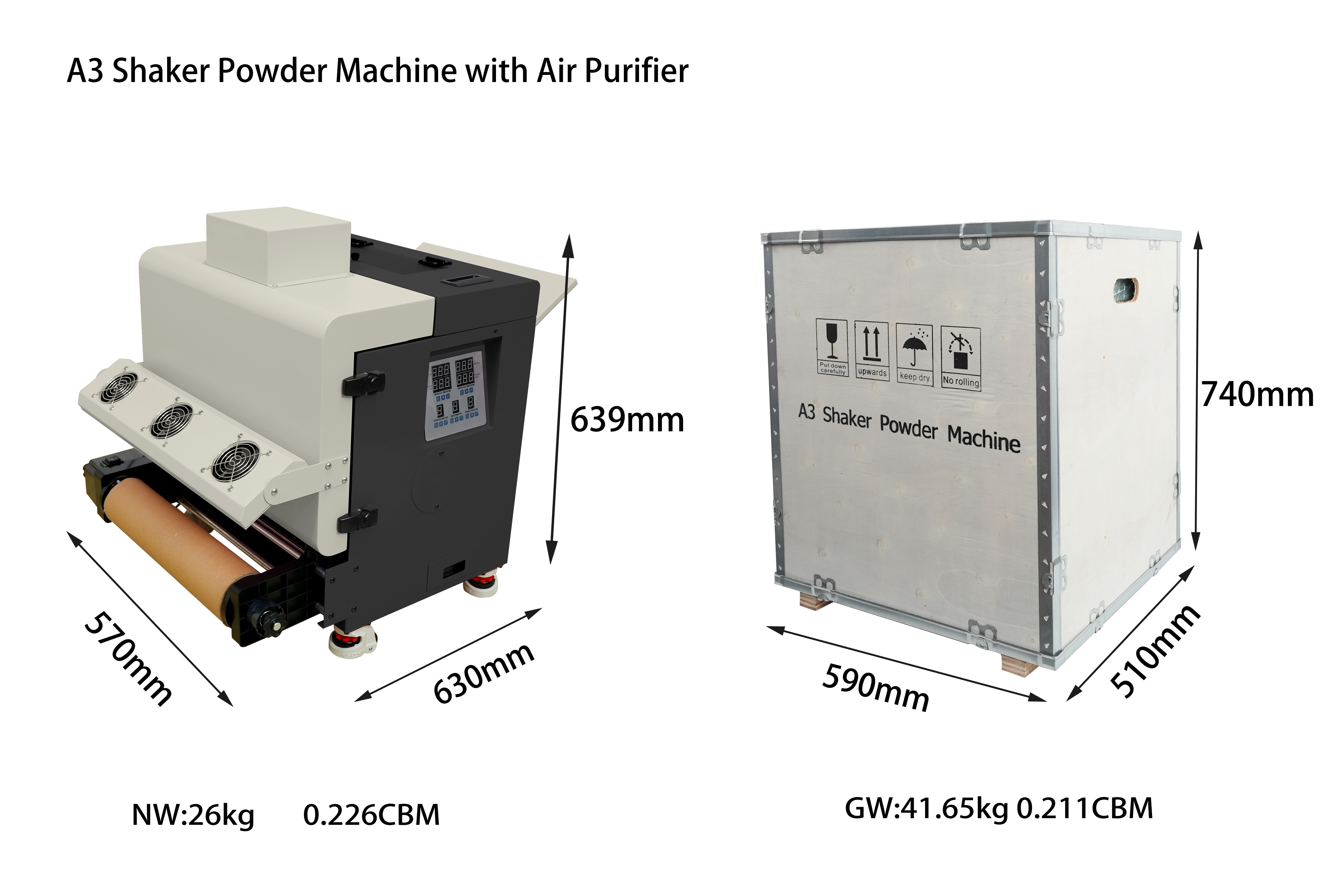 A3 DTF Transfer Powder Shaker  - Dtf Film Roll A3 reseña y precio