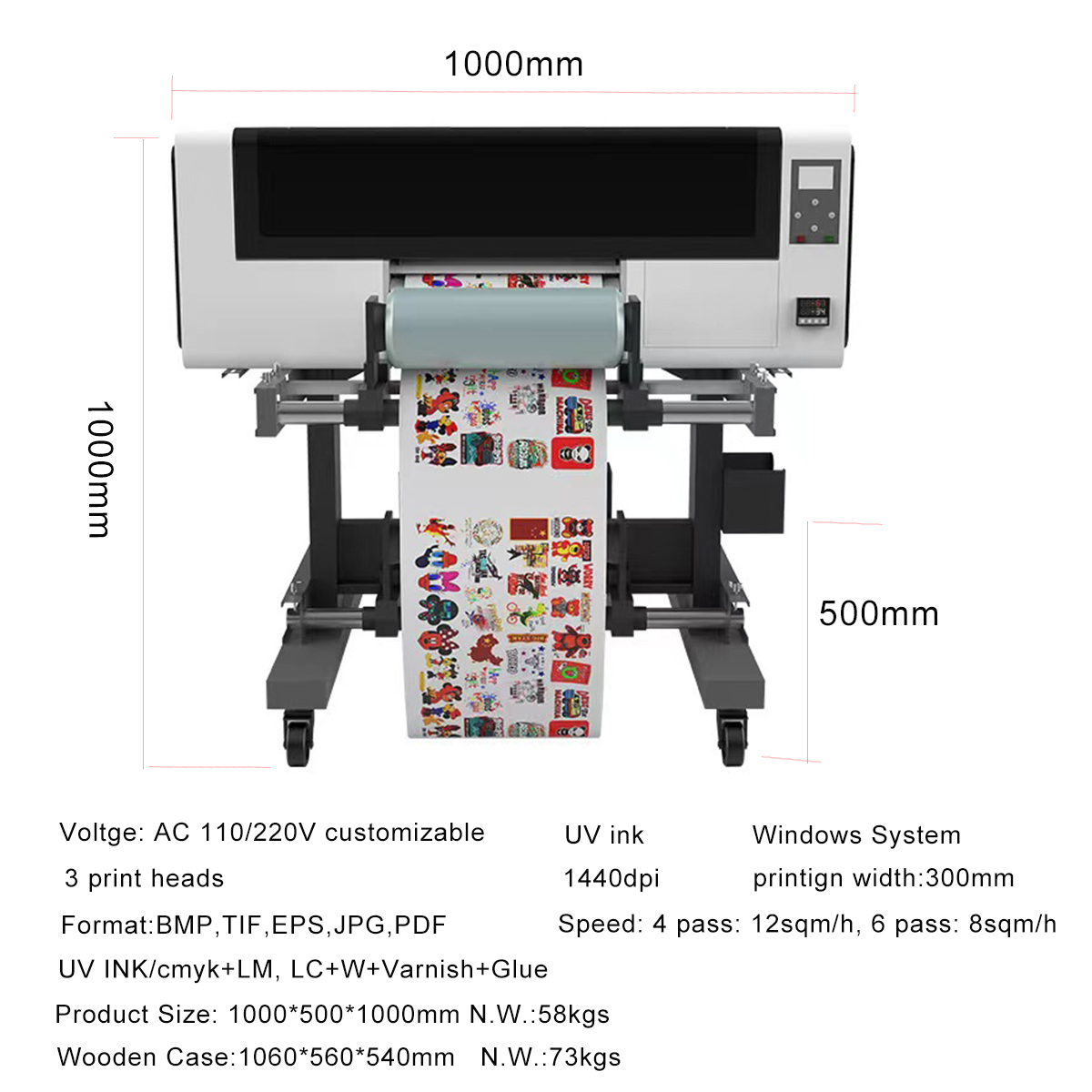 A3 UV DTF Printer Film Transfe - Dtf Film Roll A3 reseña y precio