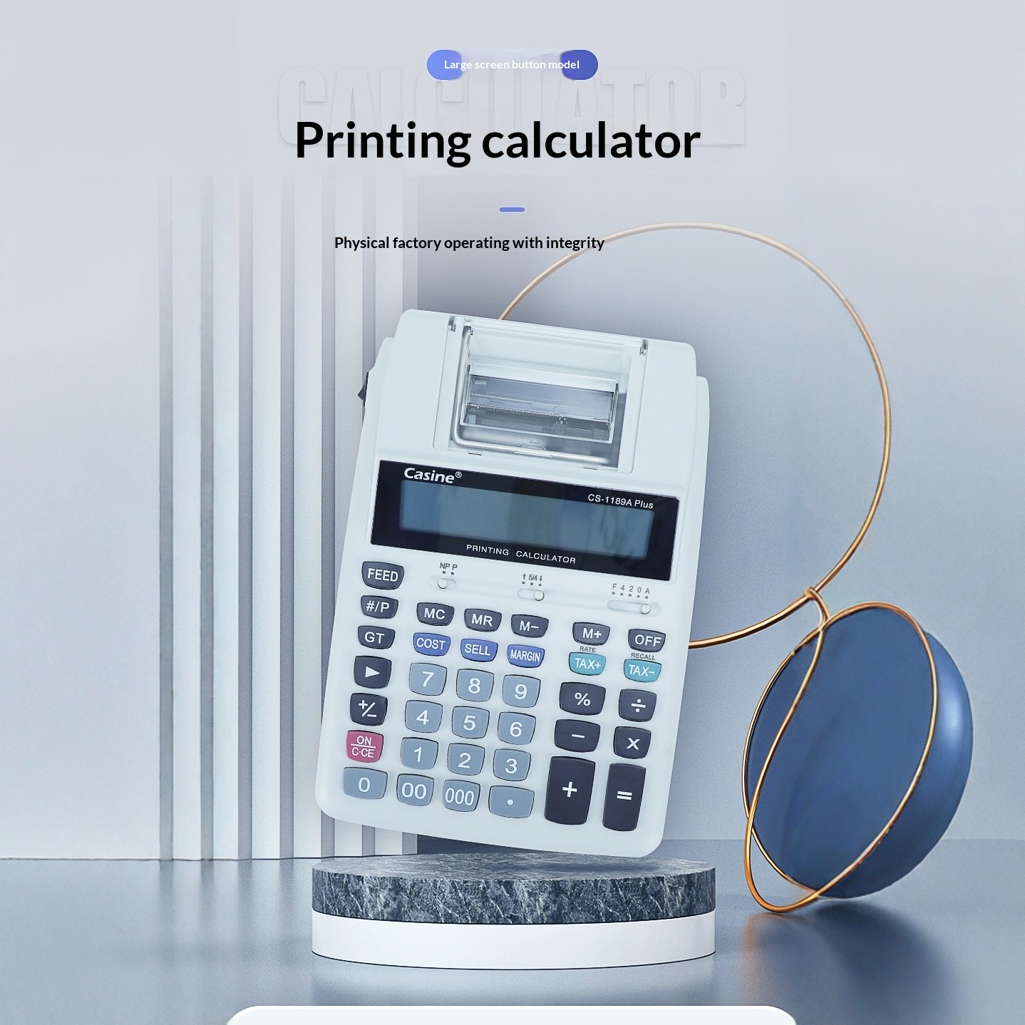 Printable Calculator 12-digit  - Commercial Printing Calculator reseña y precio