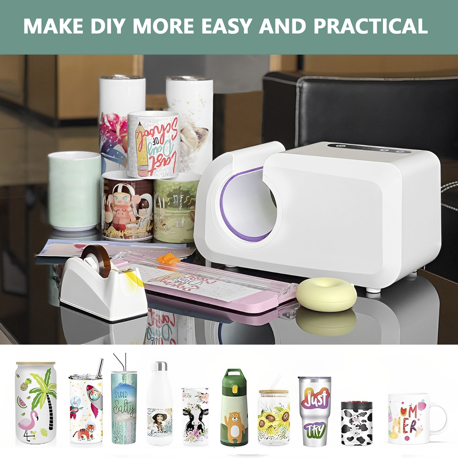 3Pcs Sublimation Tumbler Wrap  - Commercial Printing Press reseña y precio