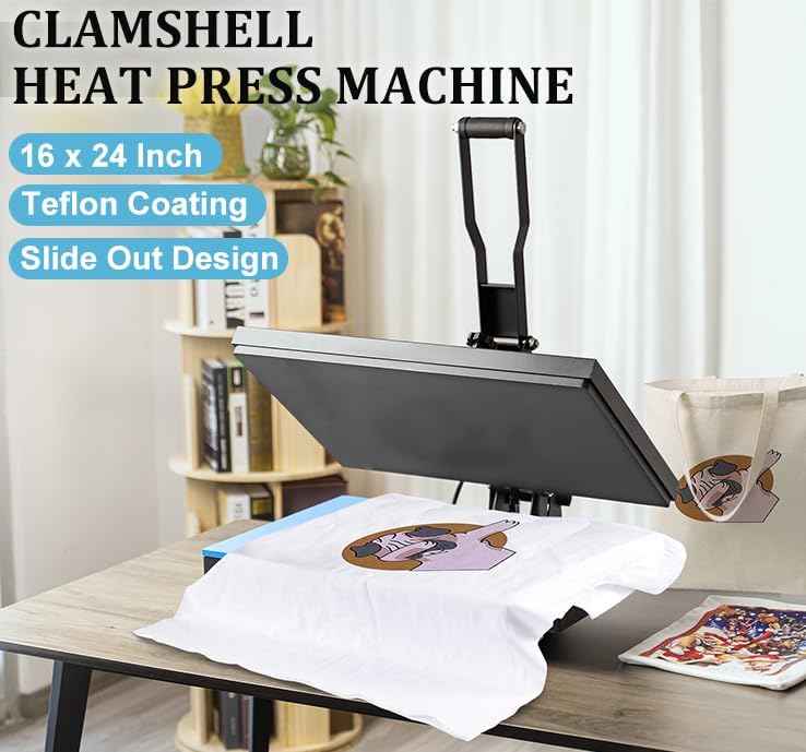 Upgraded Heat Press 16x24 Inch - Commercial Printing Press reseña y precio