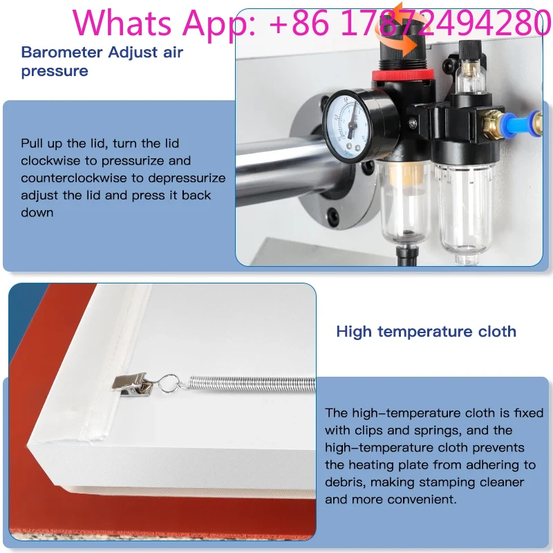 Dual Electric Slide Hot Stampi - Commercial Printing Machine For Shirts reseña y precio