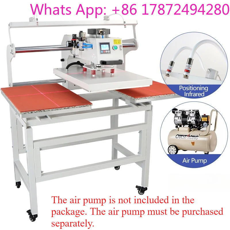 Dual Electric Slide Hot Stampi - Commercial Printing Machine For Shirts reseña y precio