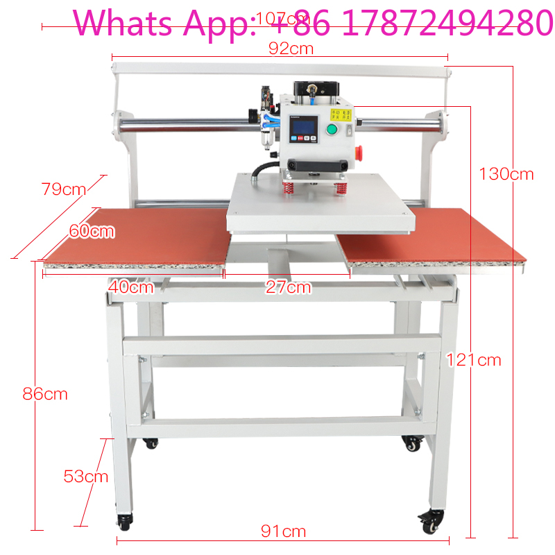 Dual Electric Slide Hot Stampi - Commercial Printing Machine For Shirts reseña y precio