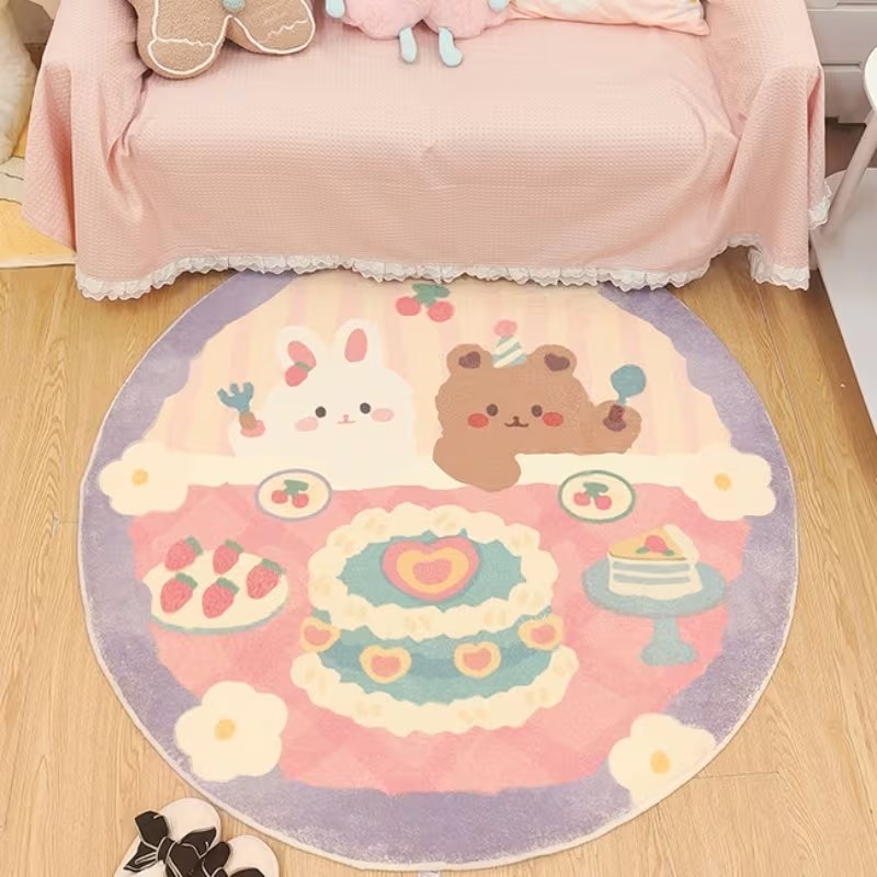 Cute Rabbit Bear Cake Print Ro - Wholesale Commercial Printing reseña y precio