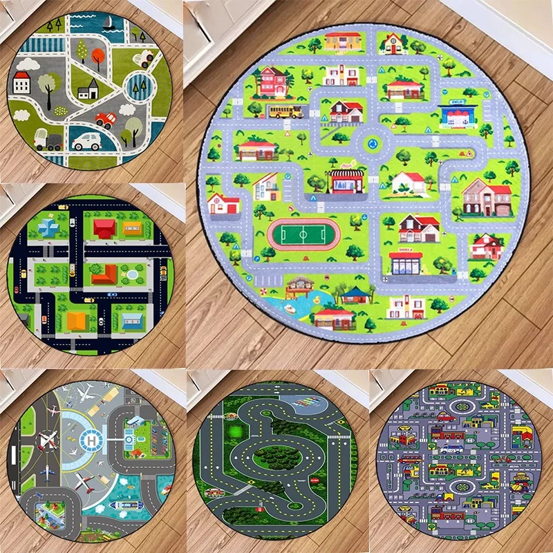 Train Track Map Circular Carpe - Wholesale Commercial Printing reseña y precio
