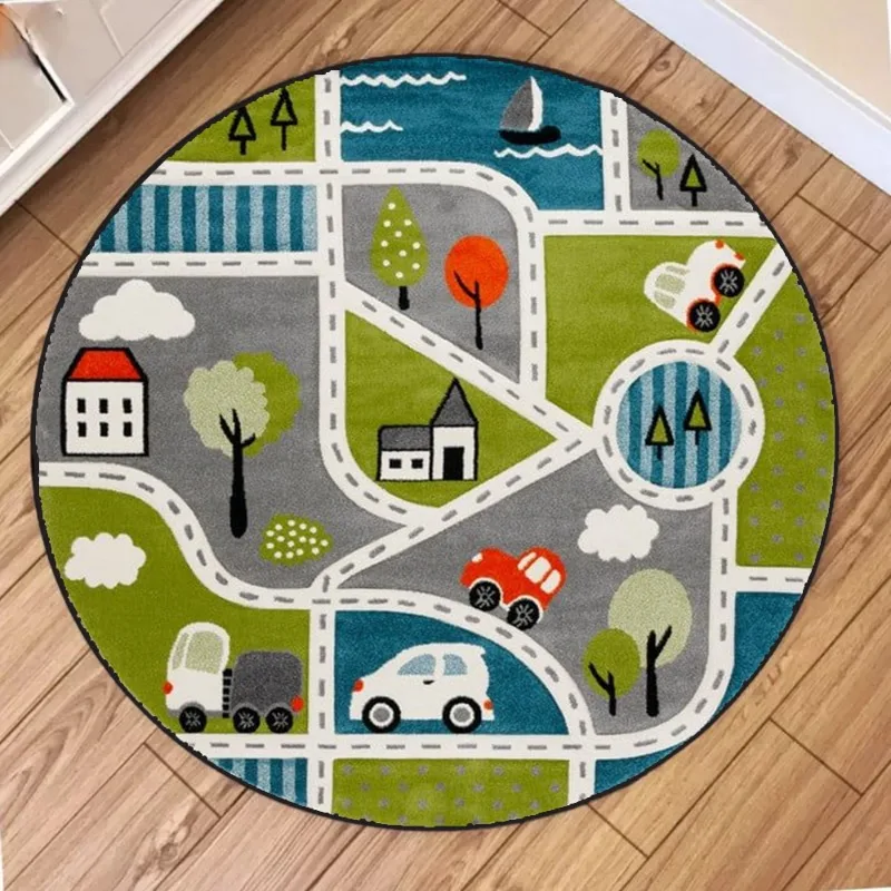 Train Track Map Circular Carpe - Wholesale Commercial Printing reseña y precio