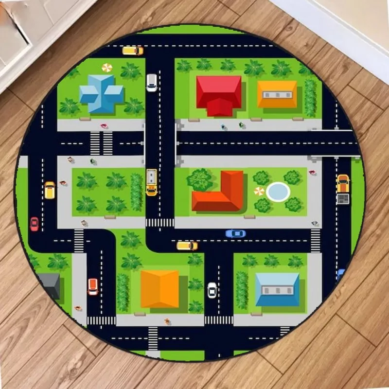 Train Track Map Circular Carpe - Wholesale Commercial Printing reseña y precio
