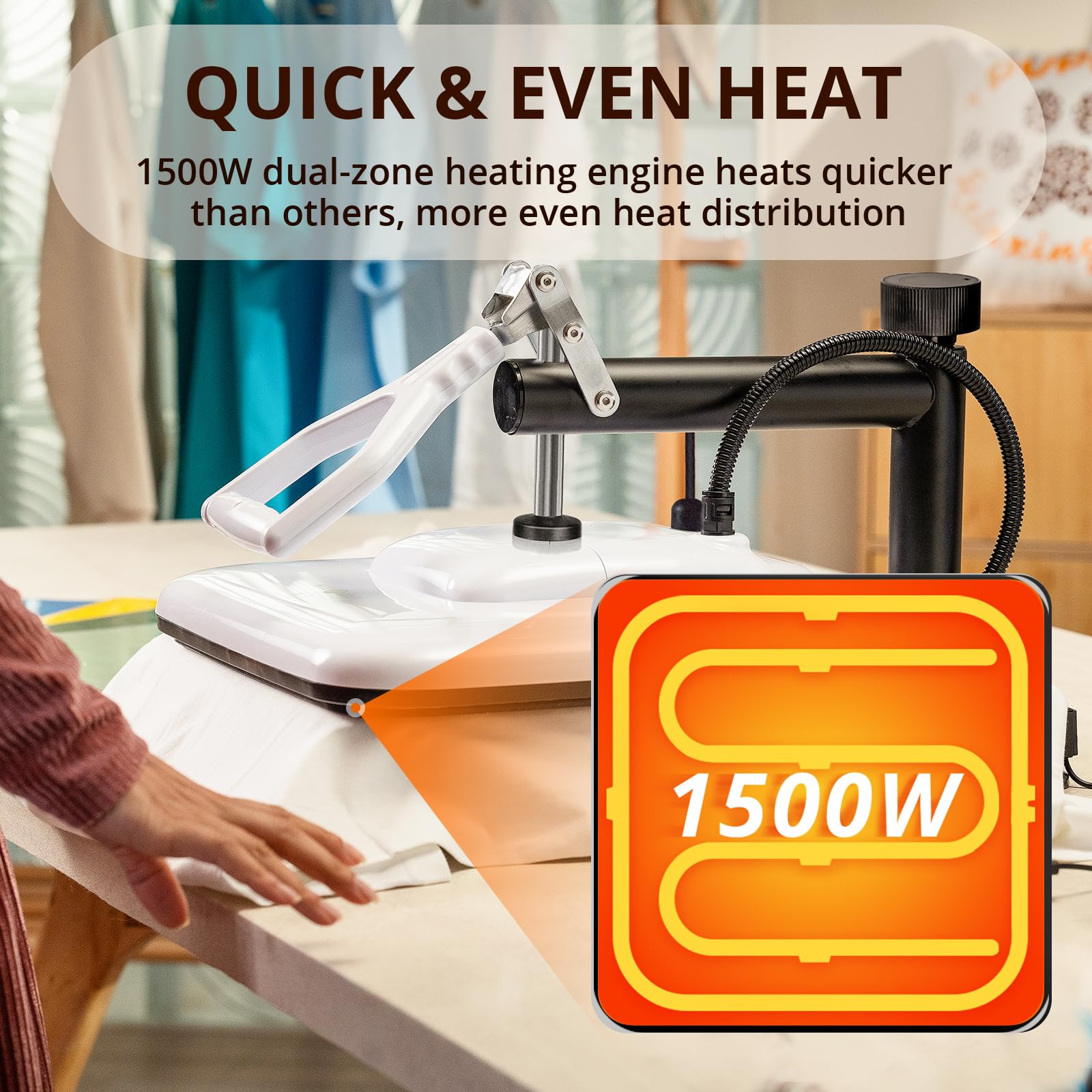 HTVRONT Heat Press Machine for - Commercial Printing Press reseña y precio