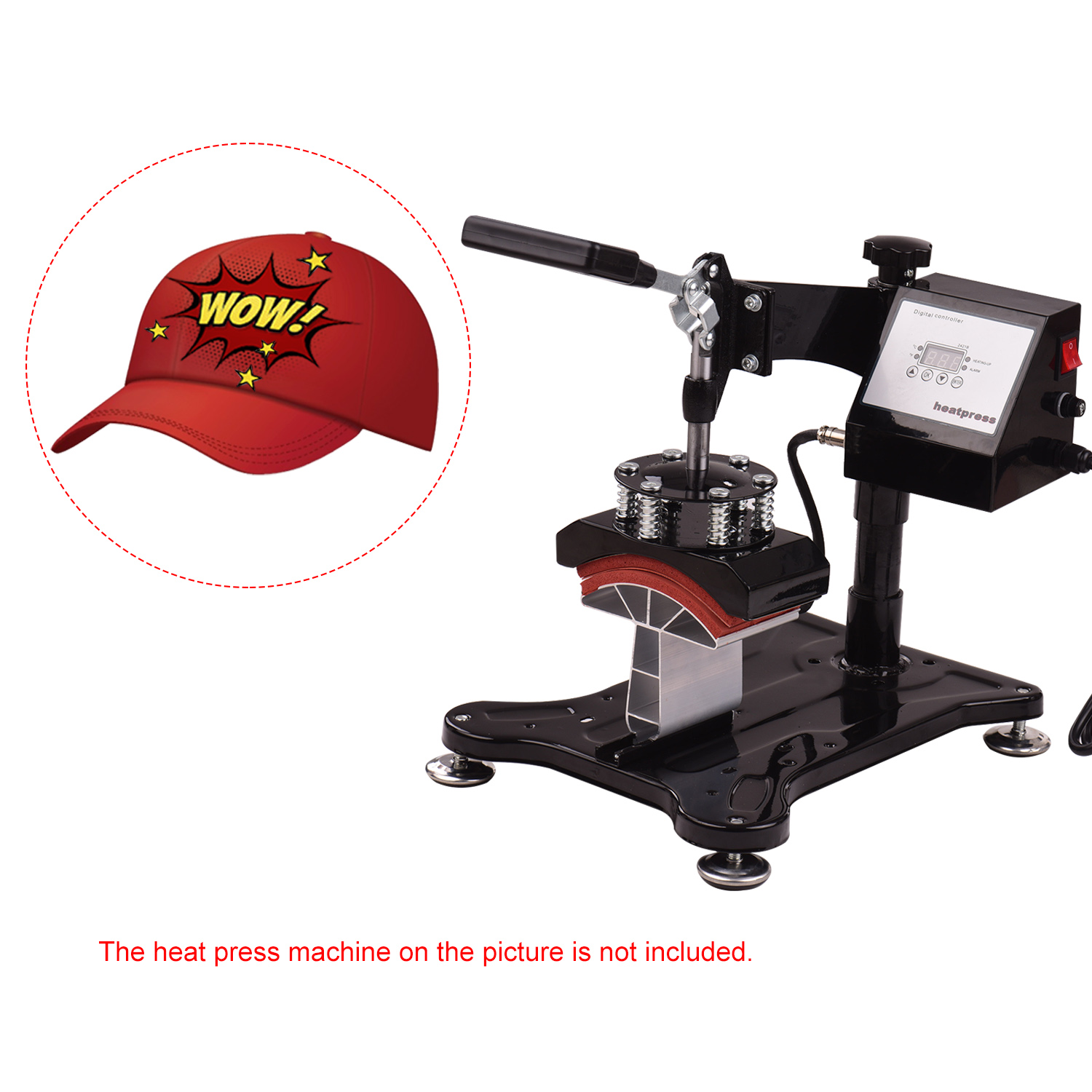 Aibecy Hat Cap Press Heating T - Commercial Printing Press reseña y precio