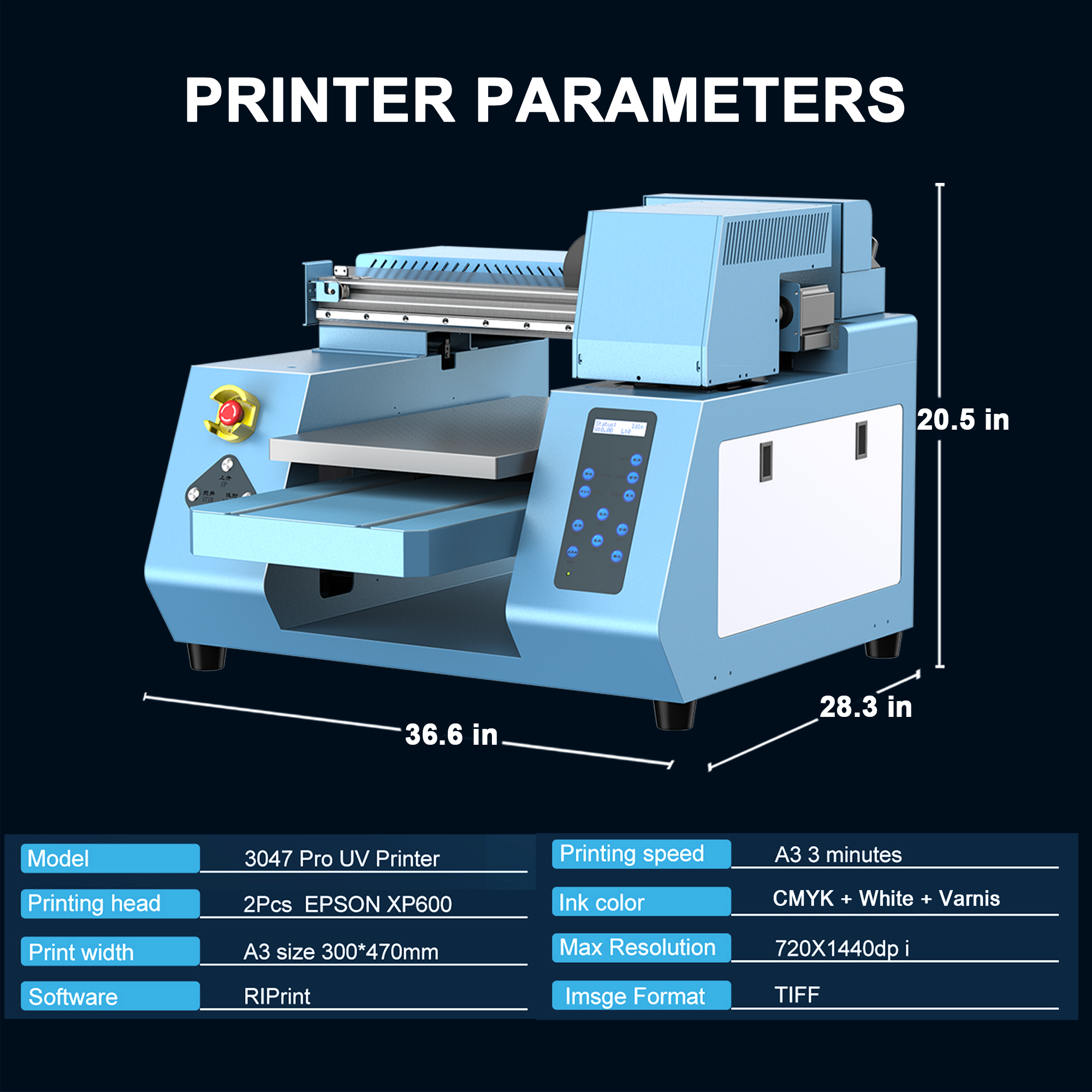 Newest A3  UV Printer  for XP6 - Uv Flatbed Printer reseña y precio