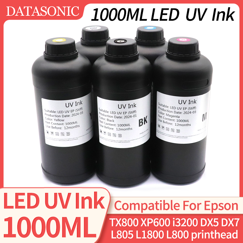 1000ML LED UV Ink For TX800 XP - Uv Flatbed Printer reseña y precio