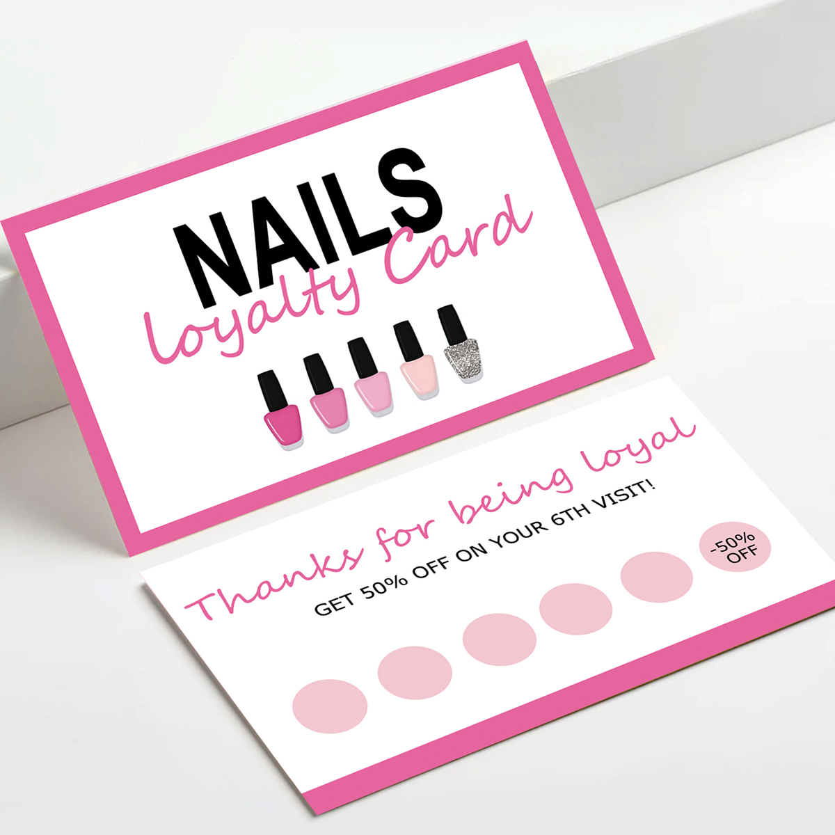 50Pcs Nail Business Card Press - Commercial Printing Press reseña y precio