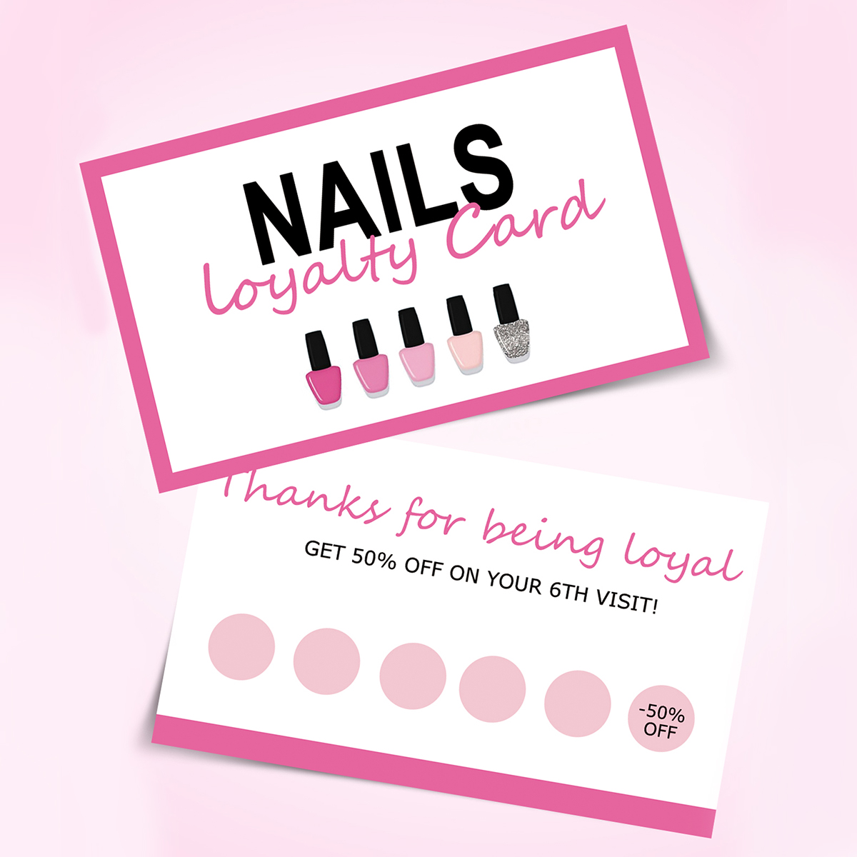 50Pcs Nail Business Card Press - Commercial Printing Press reseña y precio