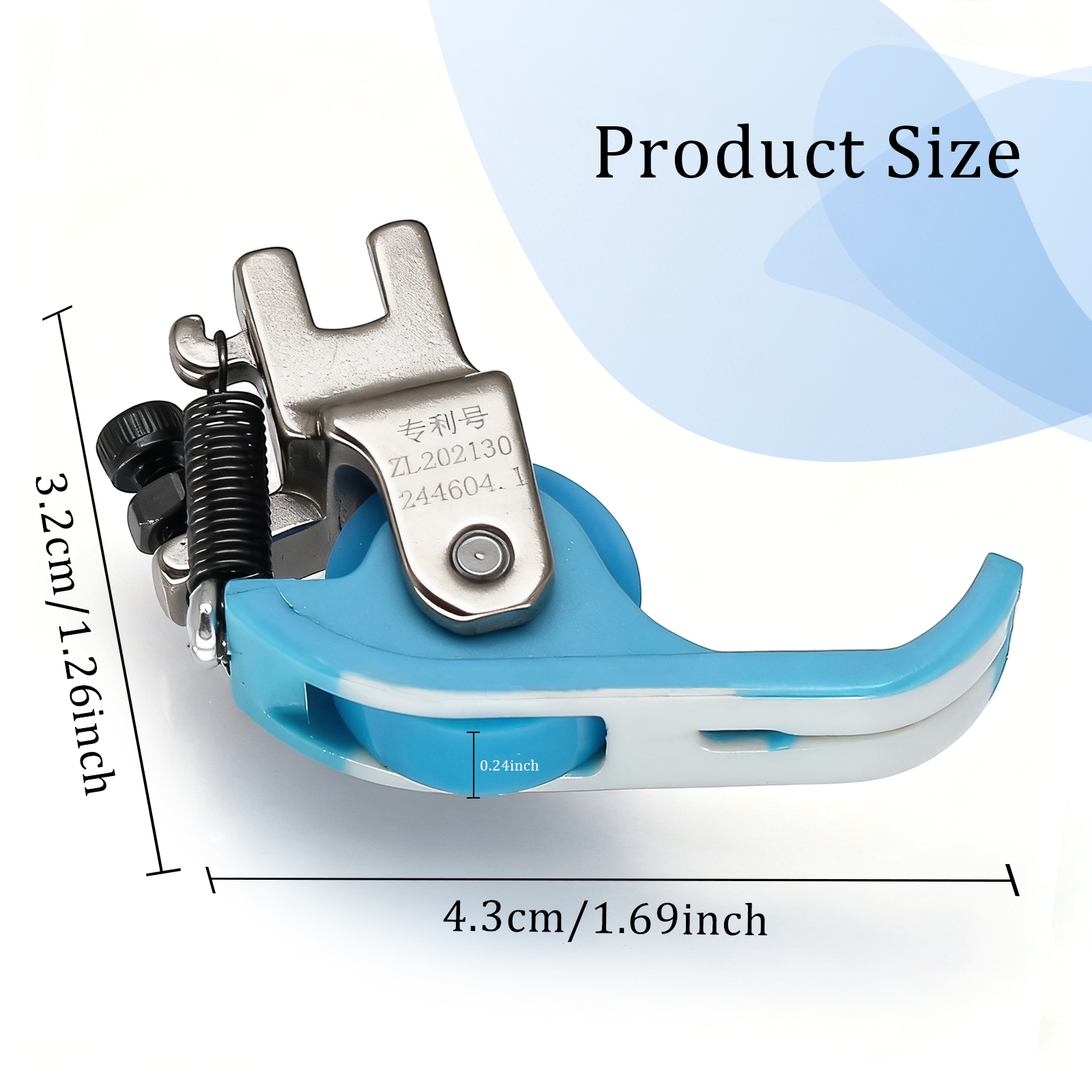 Roller Presser Foot, Heavy-Dut - Commercial Embroidery Machine reseña y precio