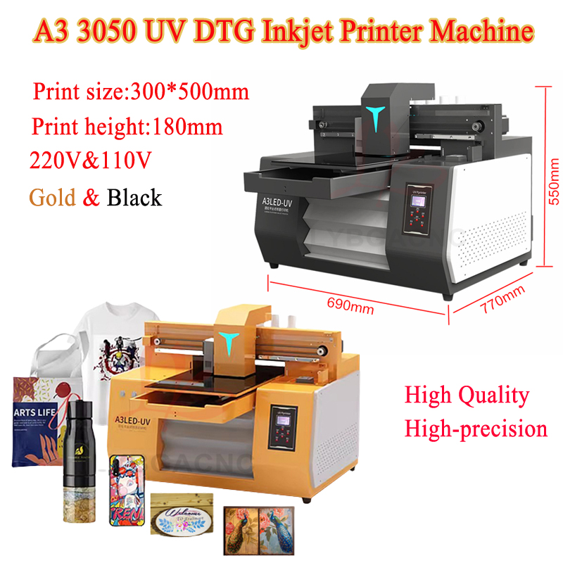 LYBGA UV DTG Inkjet Printer Ma - Uv Flatbed Printer reseña y precio