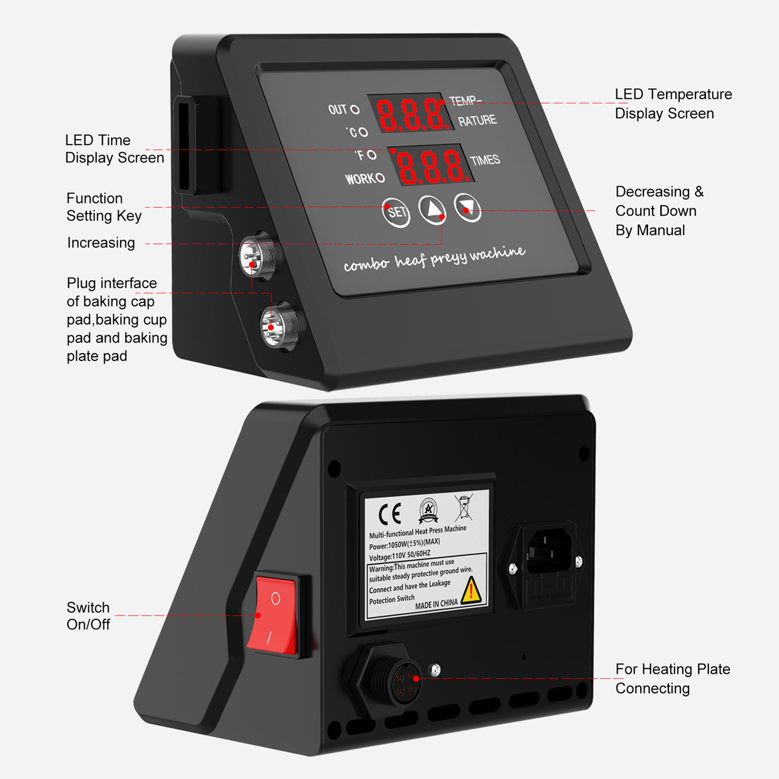Multi-functional Heat Press Co - Commercial Printing Press reseña y precio