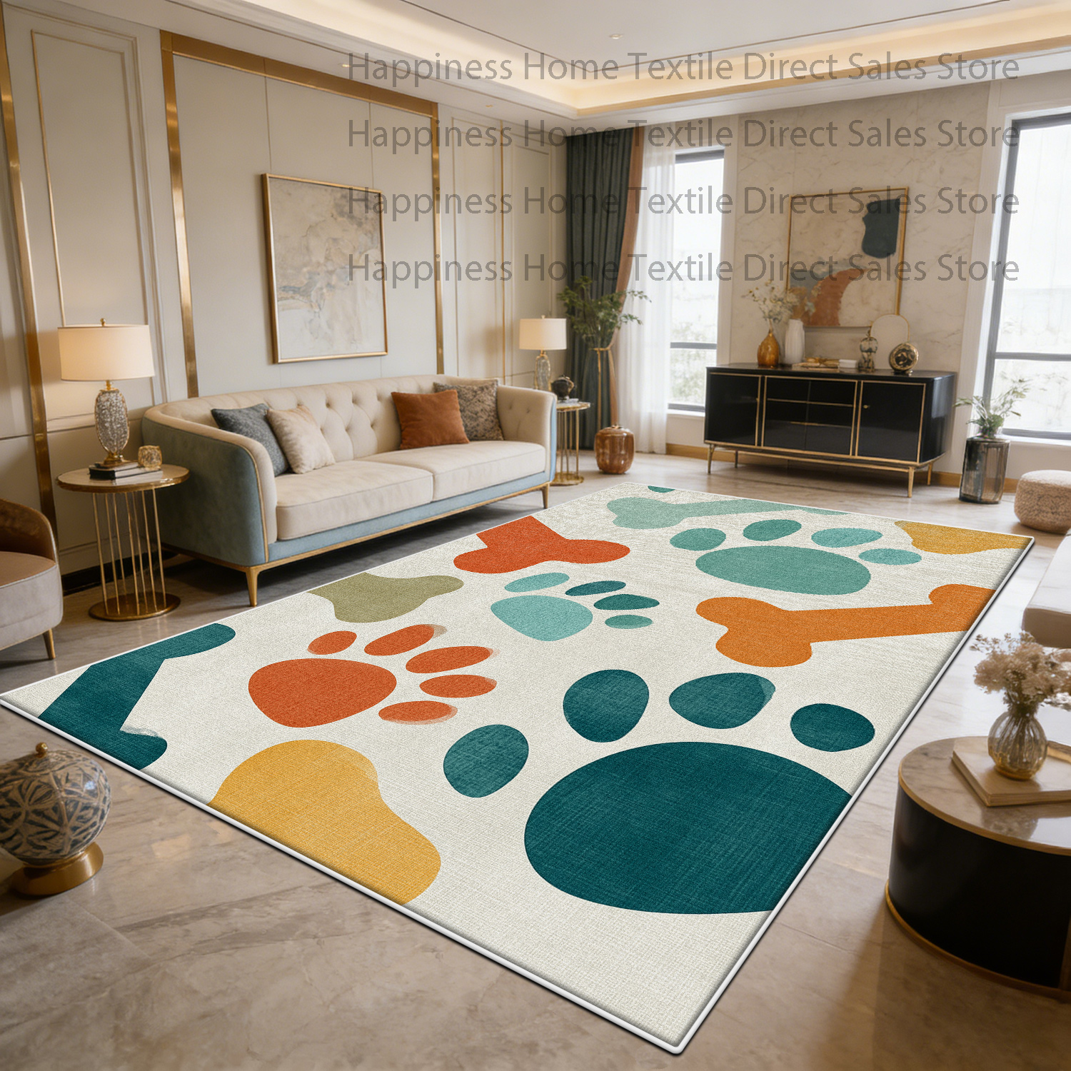 Nordic Modern Pet Paw Print Li - Wholesale Commercial Printing reseña y precio