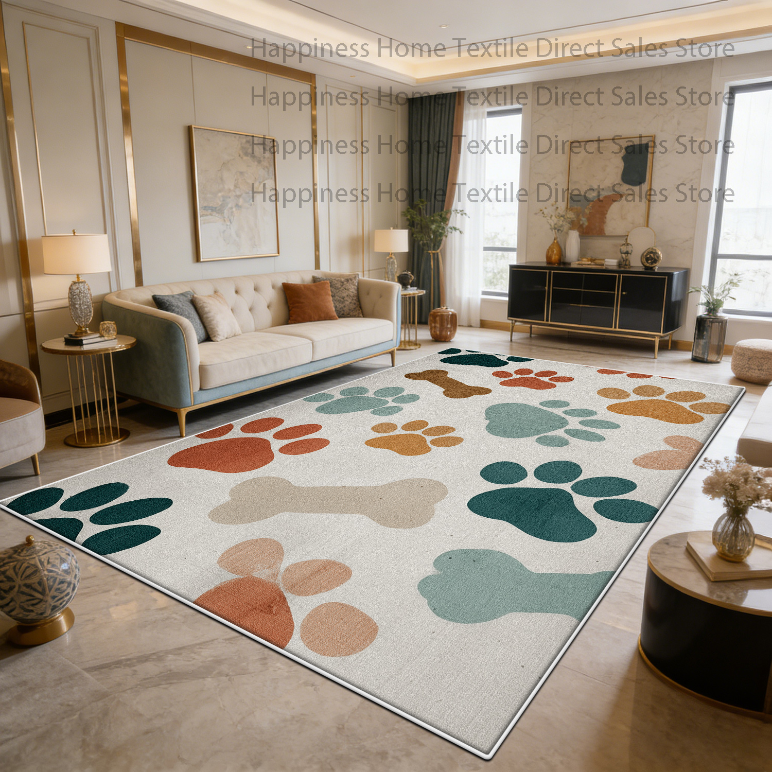 Nordic Modern Pet Paw Print Li - Wholesale Commercial Printing reseña y precio