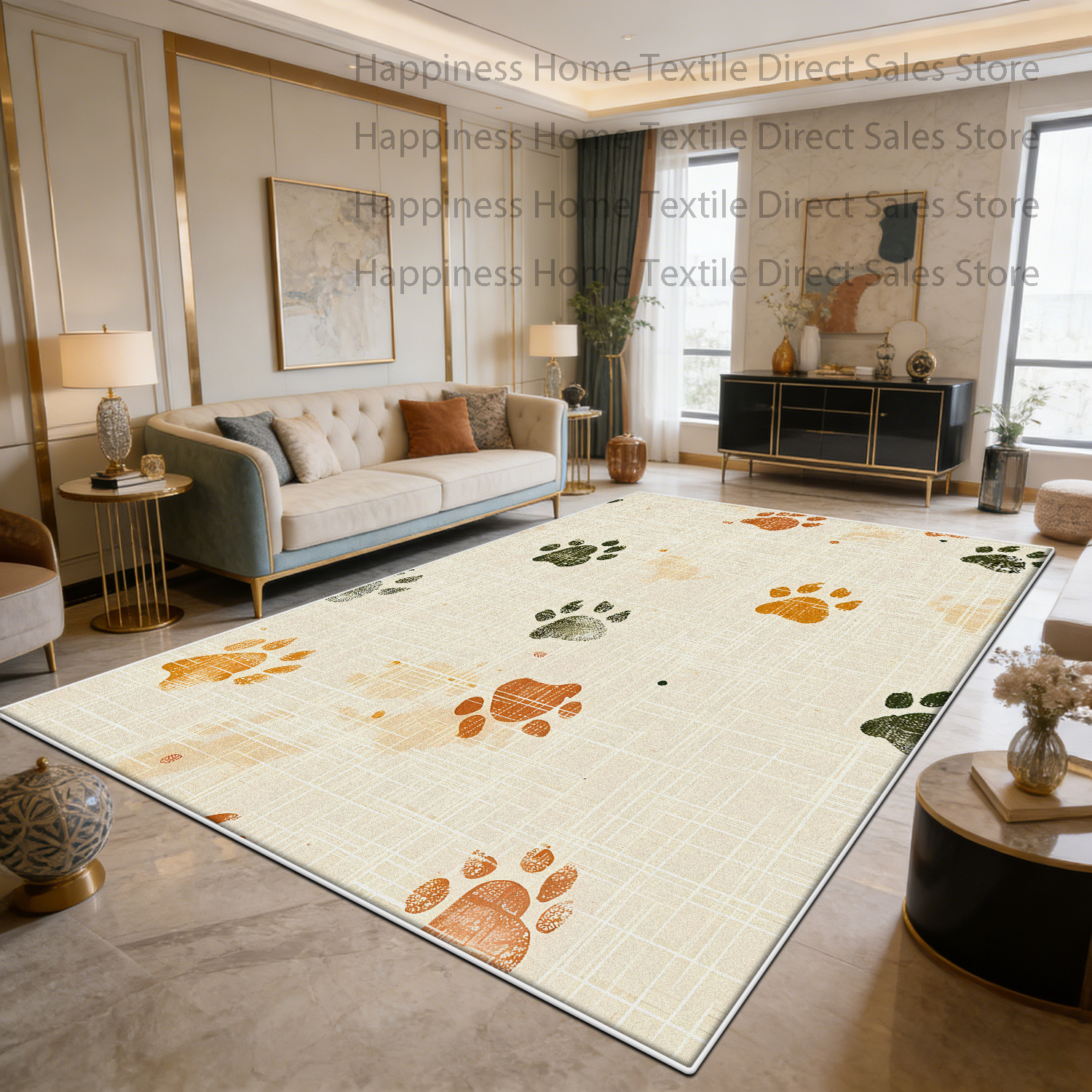 Nordic Modern Pet Paw Print Li - Wholesale Commercial Printing reseña y precio