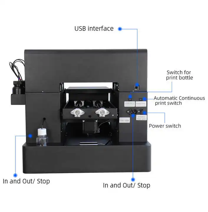 Irtop UV LED Printer A4 UV Fla - Uv Flatbed Printer reseña y precio