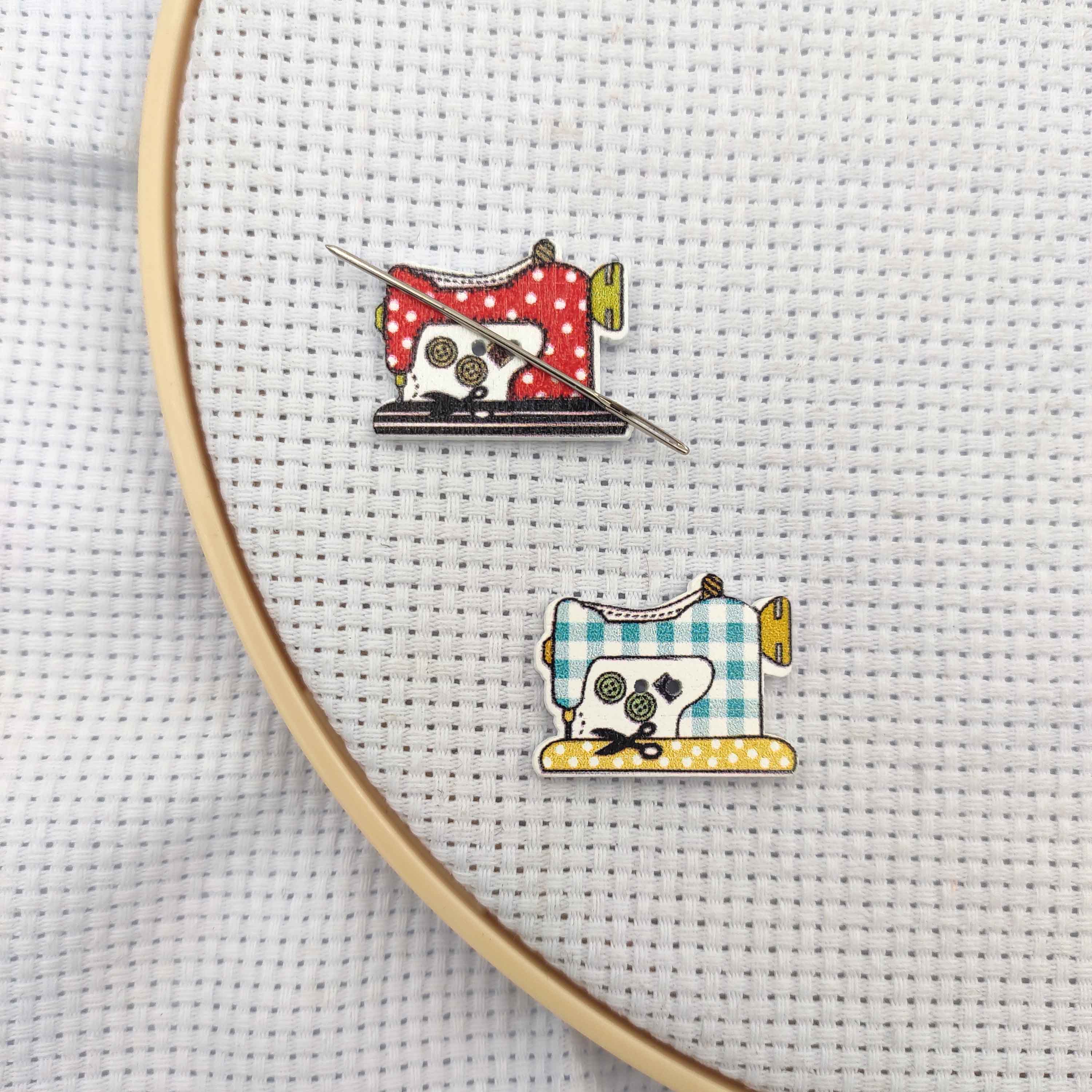 Needle Minders Wood Sewing Mac - Commercial Embroidery Machine reseña y precio