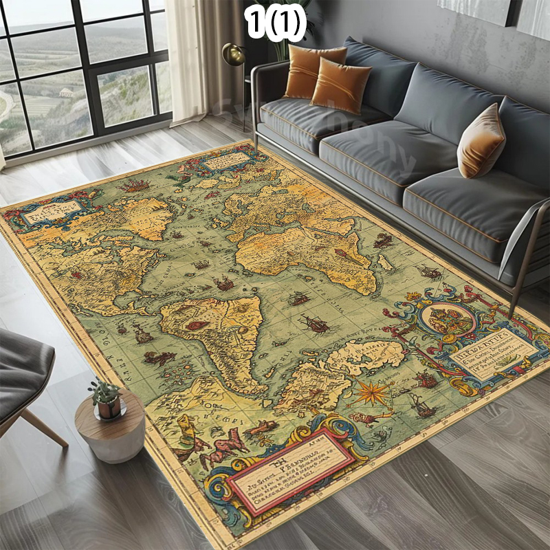 Vintage Area Rug Non-Slip Clas - Wholesale Commercial Printing reseña y precio